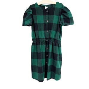 ZARA Green/Black Plaid Dress Size 6‎